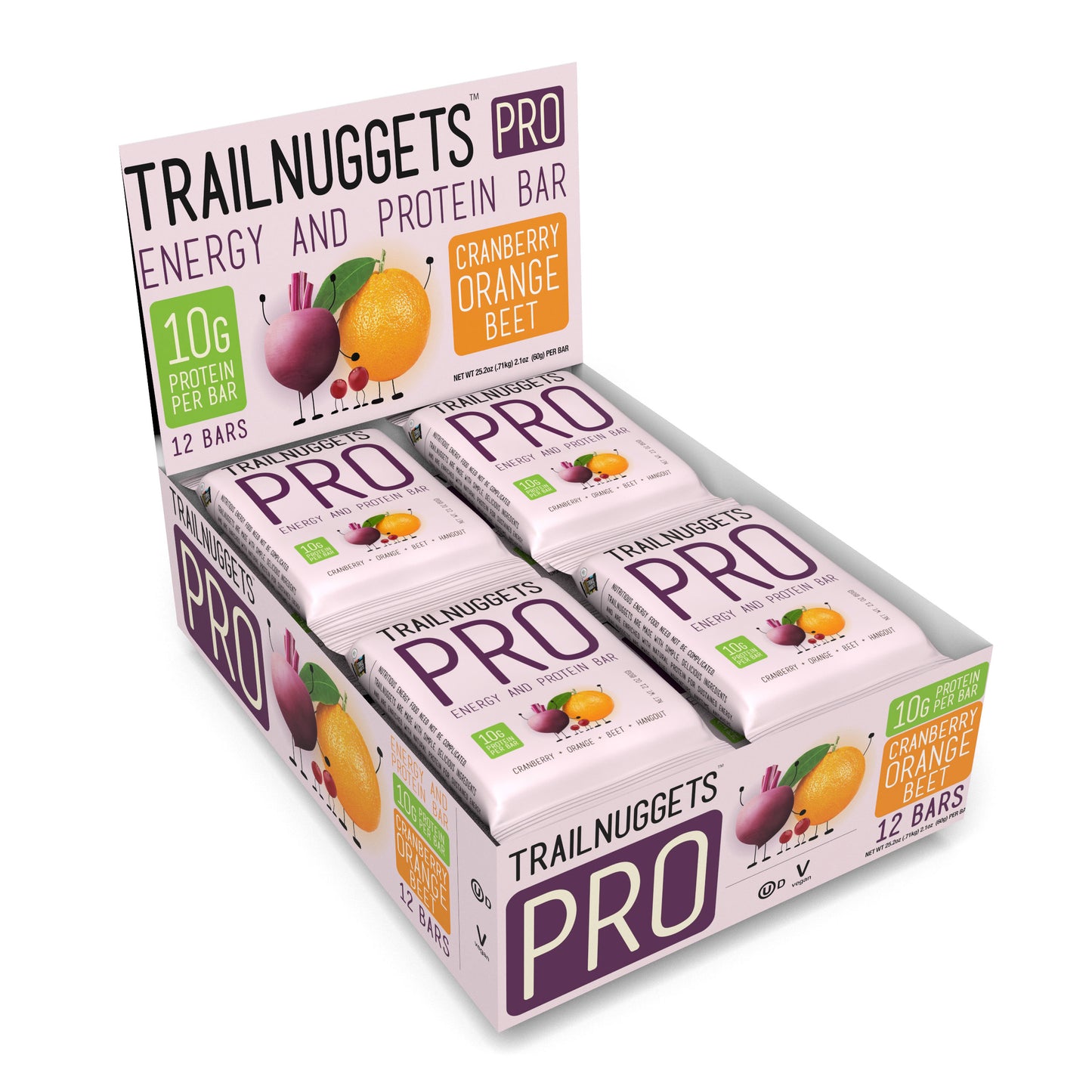 Trailnuggets PRO! Beets + Cranberry + Orange Protein Bar